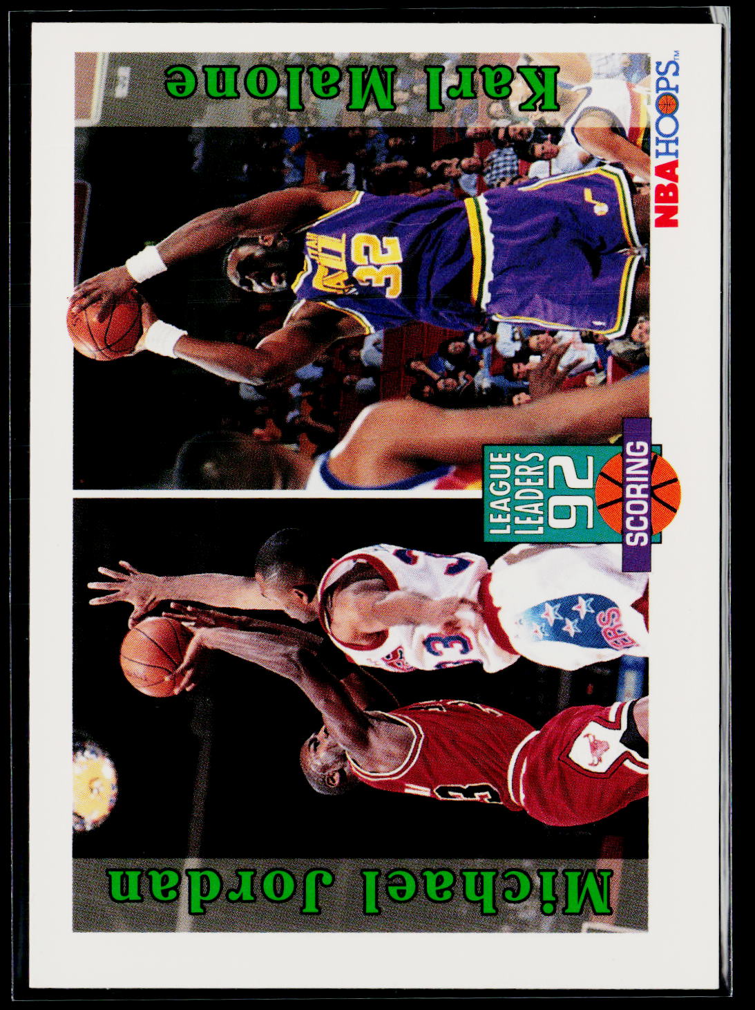 1992-93 Hoops #320 Michael Jordan / Karl Malone