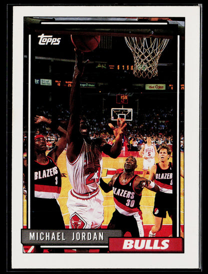 1992-93 Topps Rust-Oleum Chicago Bulls #CB-4 Michael Jordan