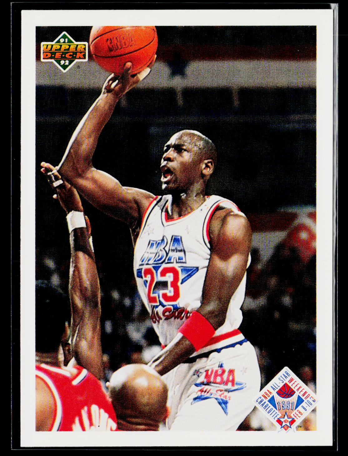 1991-92 Upper Deck #48b All-Star Checklist (Michael Jordan)