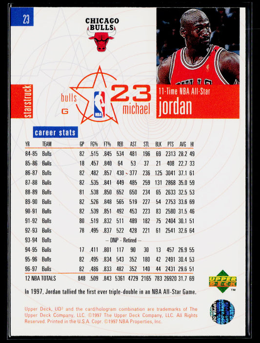 1997-98 Upper Deck UD3 #23 Michael Jordan