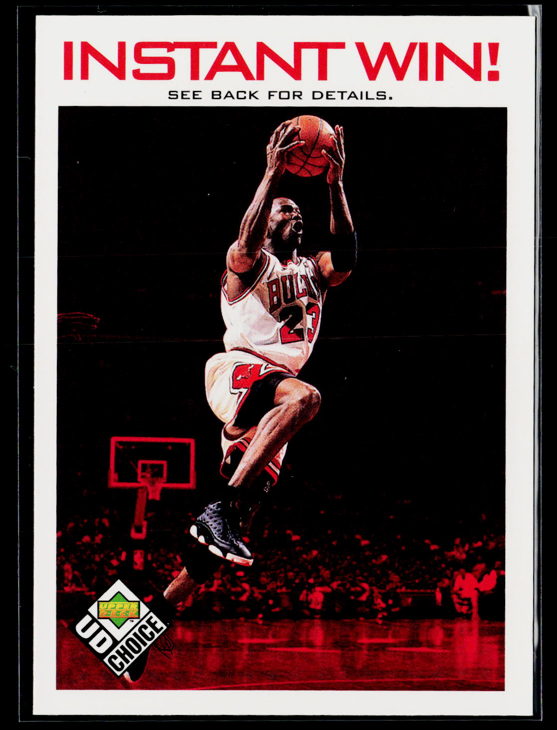 1998-99 UD Choice #IW3 Michael Jordan Instant Win!