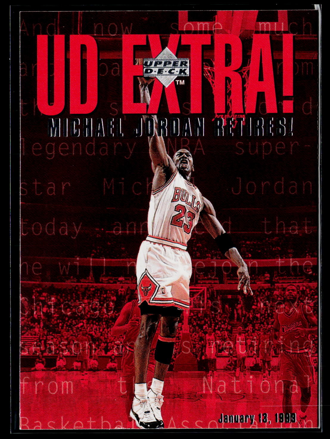 1998-99 Upper Deck #UDX Michael Jordan