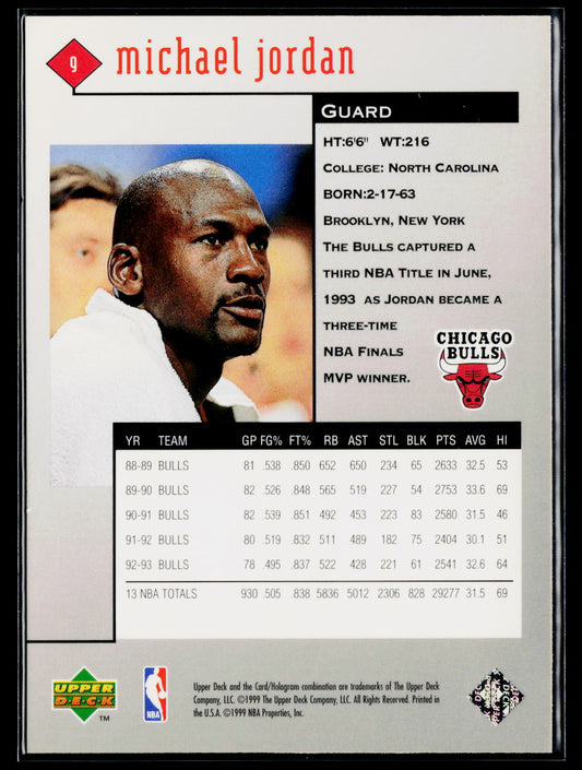 1998-99 Upper Deck Black Diamond #9 Michael Jordan
