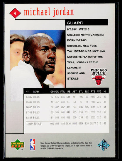 1998-99 Upper Deck Black Diamond #4 Michael Jordan