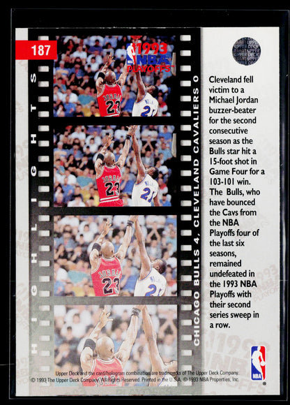 1993-94 Upper Deck #187 East Semifinals: Bulls 4, Cavaliers 0