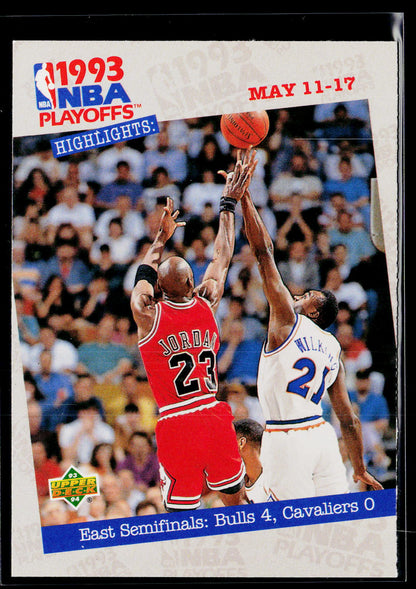 1993-94 Upper Deck #187 East Semifinals: Bulls 4, Cavaliers 0