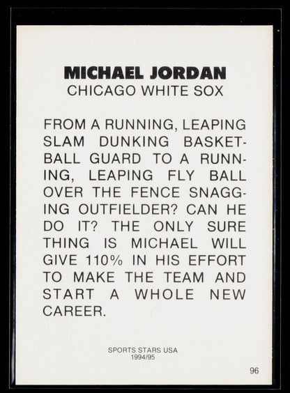 1993-95 Sports Stars USA (unlicensed) #96 Michael Jordan
