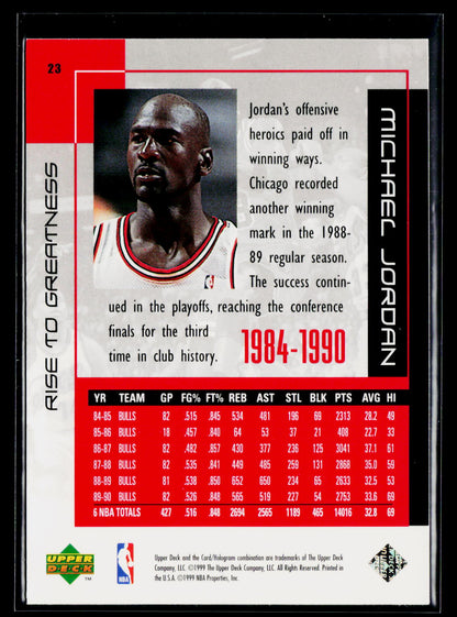 1999 Upper Deck Michael Jordan Career Collection #23 Michael Jordan