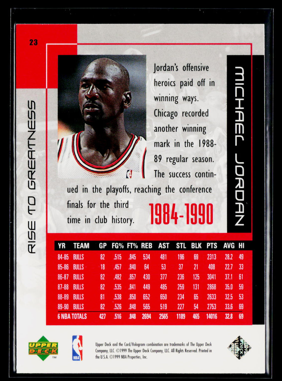 1999 Upper Deck Michael Jordan Career Collection #23 Michael Jordan
