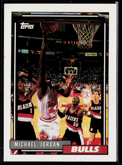 1992-93 Topps Rust-Oleum Chicago Bulls #CB-4 Michael Jordan