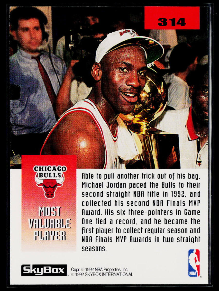 1992-93 SkyBox #314 The 1992 NBA Finals