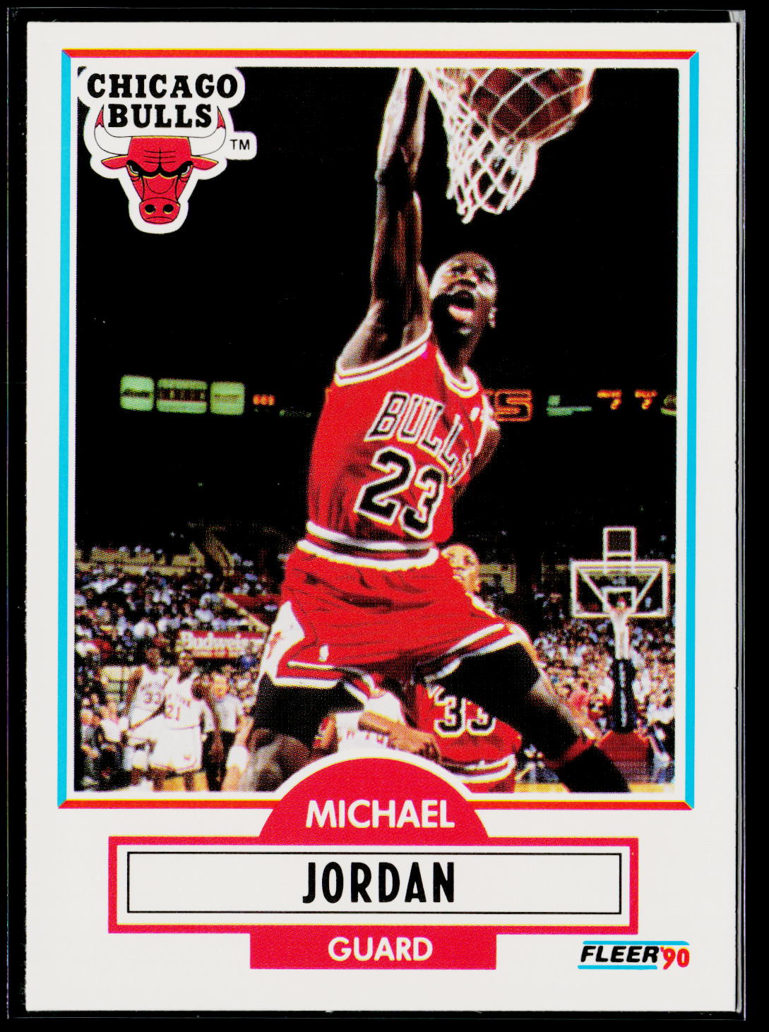 1990-91 Fleer #26b Michael Jordan
