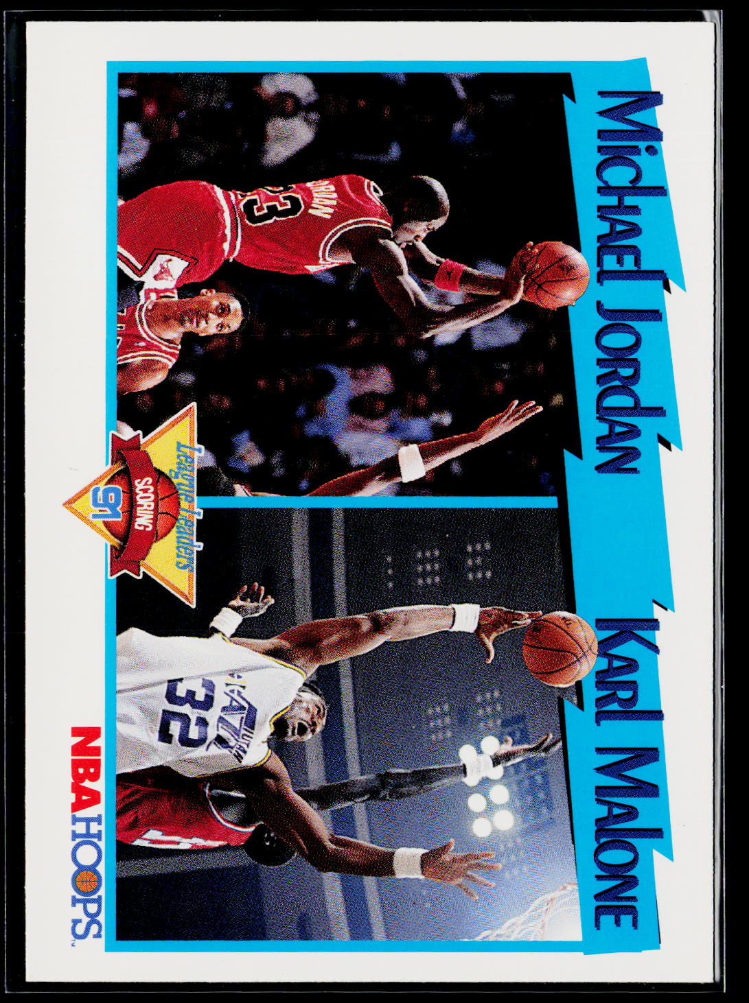 1991-92 Hoops #306 Michael Jordan / Karl Malone