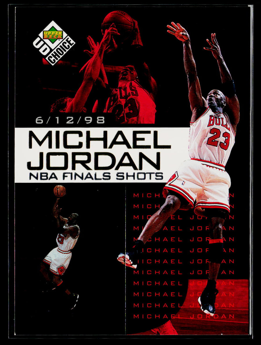 1998-99 UD Choice Preview #5 Michael Jordan Michael Jordan NBA Finals Shots