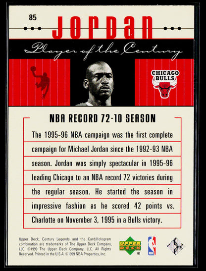 1998-99 Upper Deck Century Legends #85 Michael Jordan