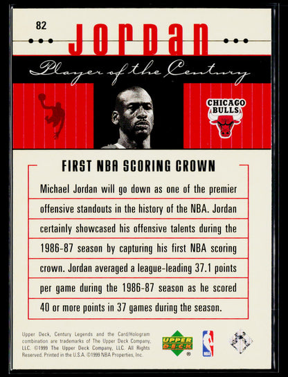 1998-99 Upper Deck Century Legends #82 Michael Jordan