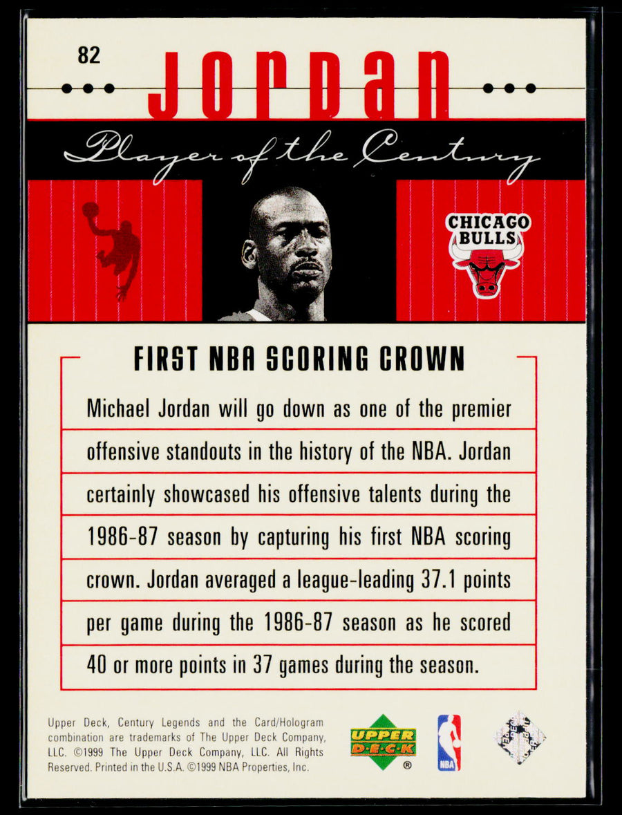 1998-99 Upper Deck Century Legends #82 Michael Jordan