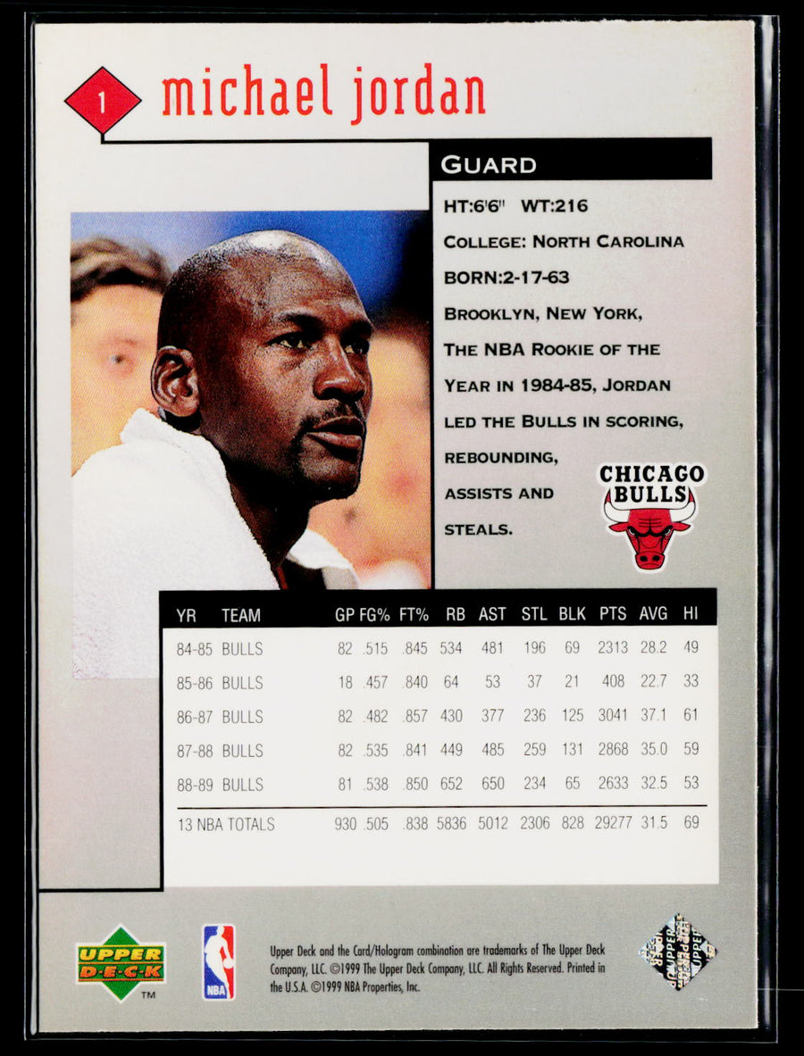 1998-99 Upper Deck Black Diamond #1 Michael Jordan