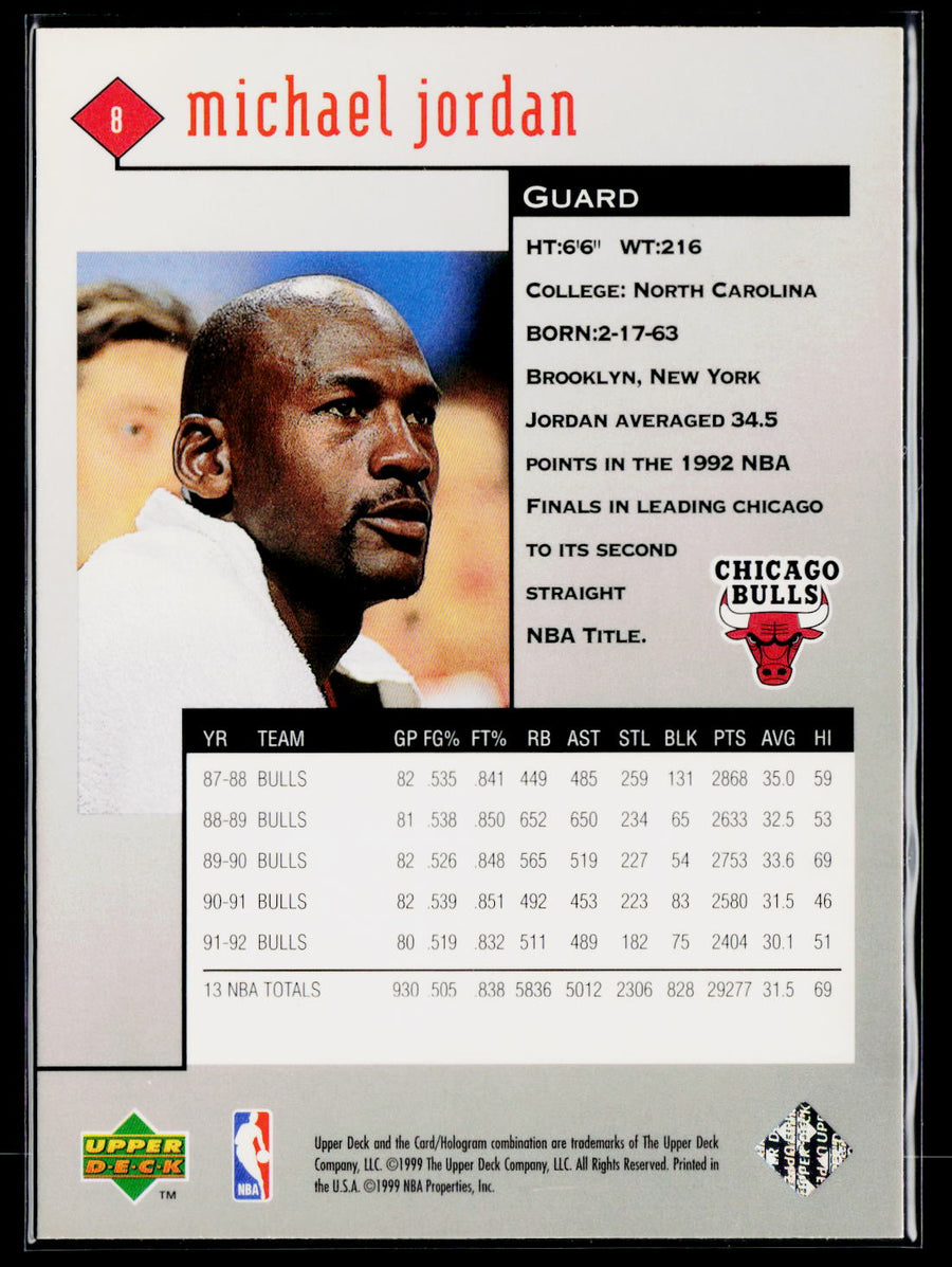 1998-99 Upper Deck Black Diamond #8 Michael Jordan