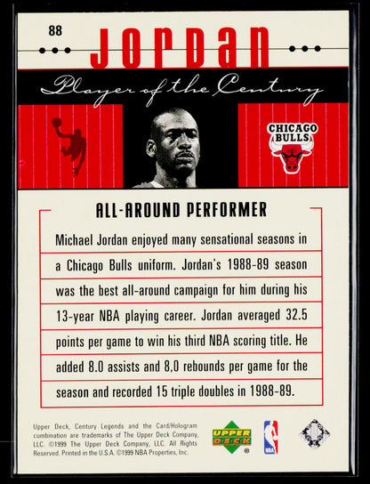 1998-99 Upper Deck Century Legends #88 Michael Jordan