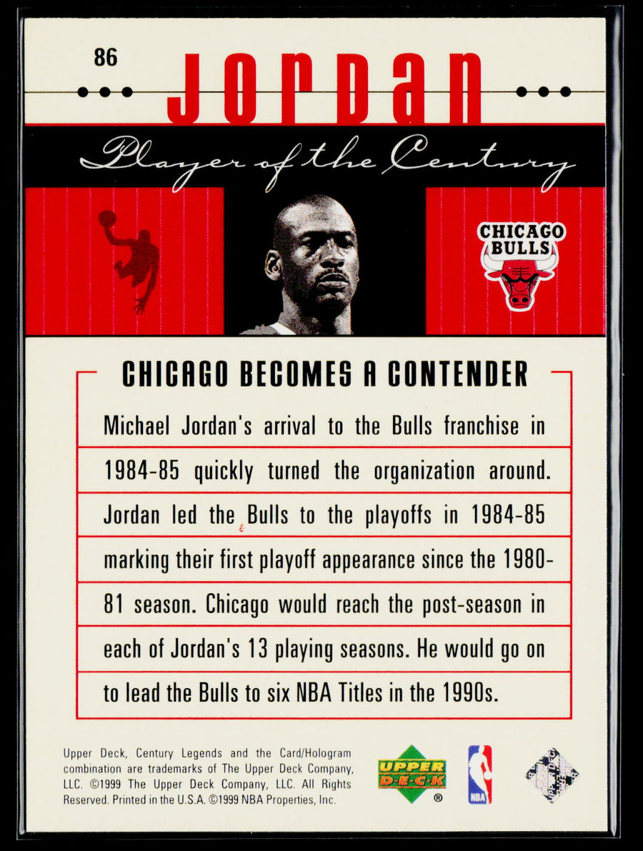 1998-99 Upper Deck Century Legends #86 Michael Jordan