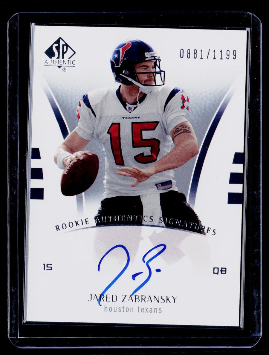 2007 SP Authentic #222 Jared Zabransky #/1199