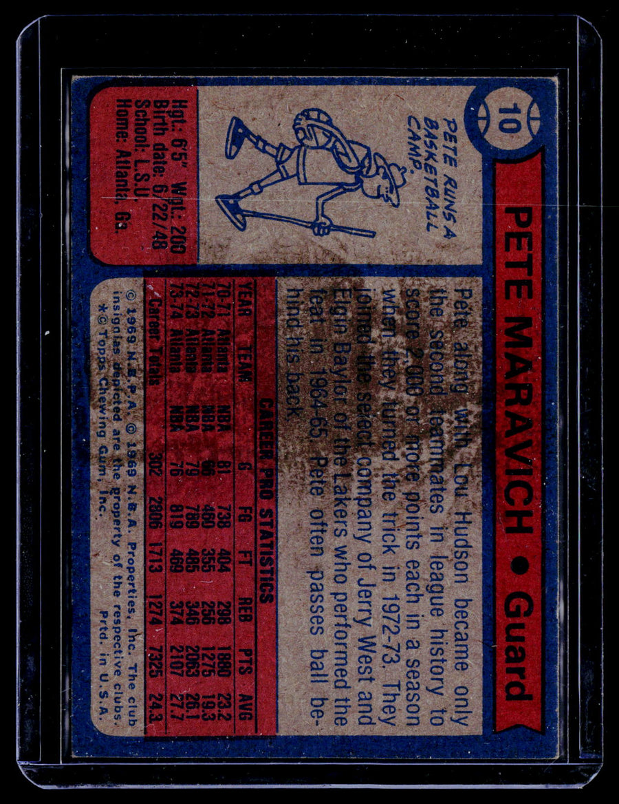 1974-75 Topps #10 Pete Maravich