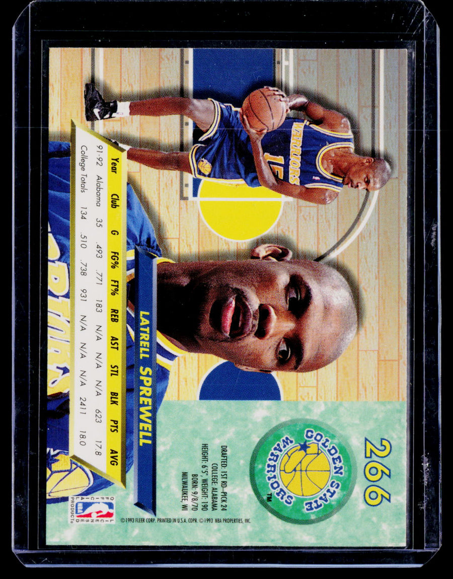 1992-93 Ultra #266 Latrell Sprewell