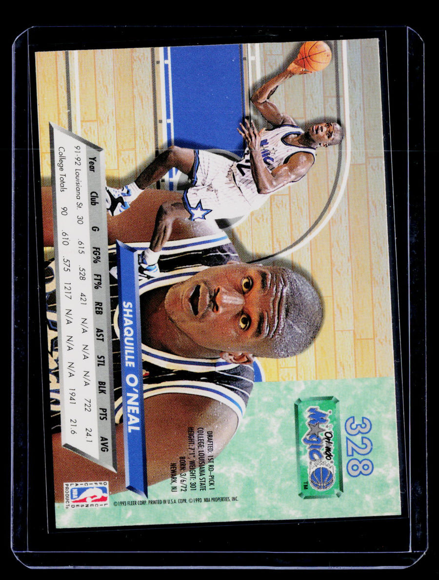 1992-93 Ultra #328 Shaquille O'Neal