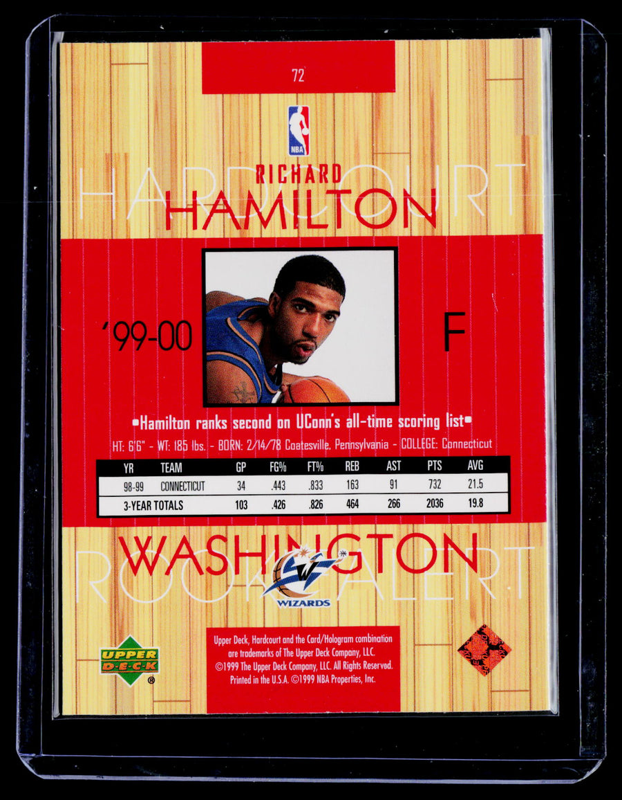 1999-00 Upper Deck Hardcourt #72 Richard Hamilton