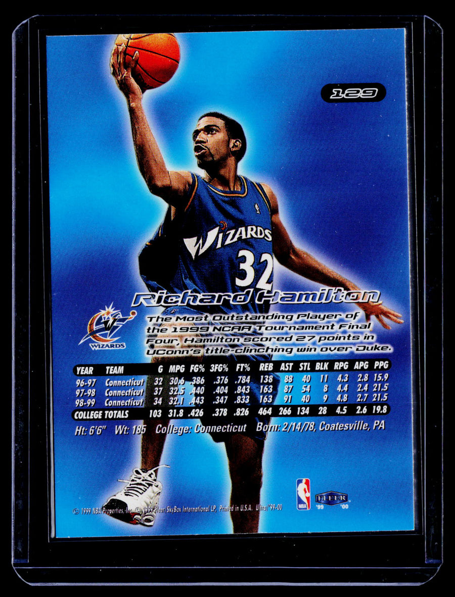 1999-00 Ultra #129 Richard Hamilton