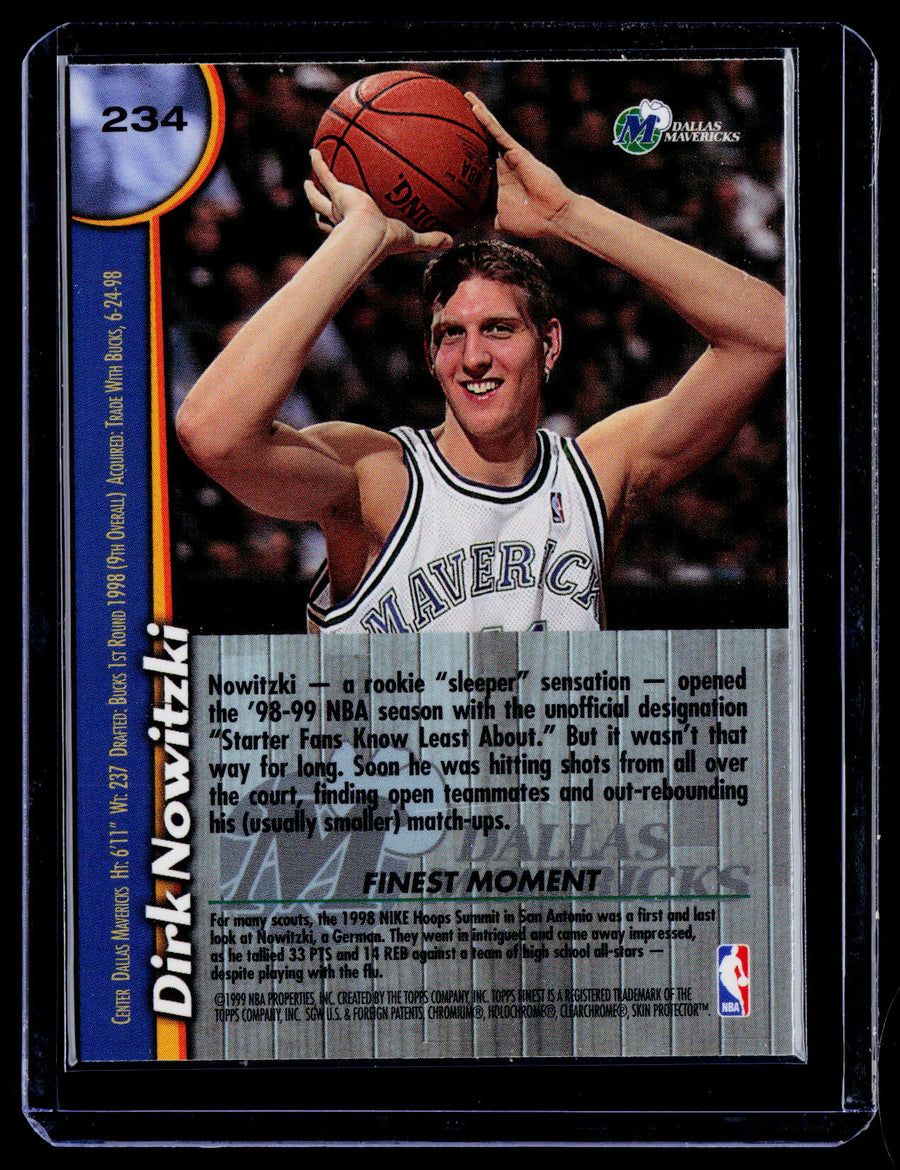 1998-99 Finest #234 Dirk Nowitzki
