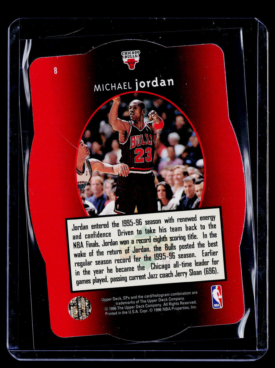 1996 SPx #8 Michael Jordan