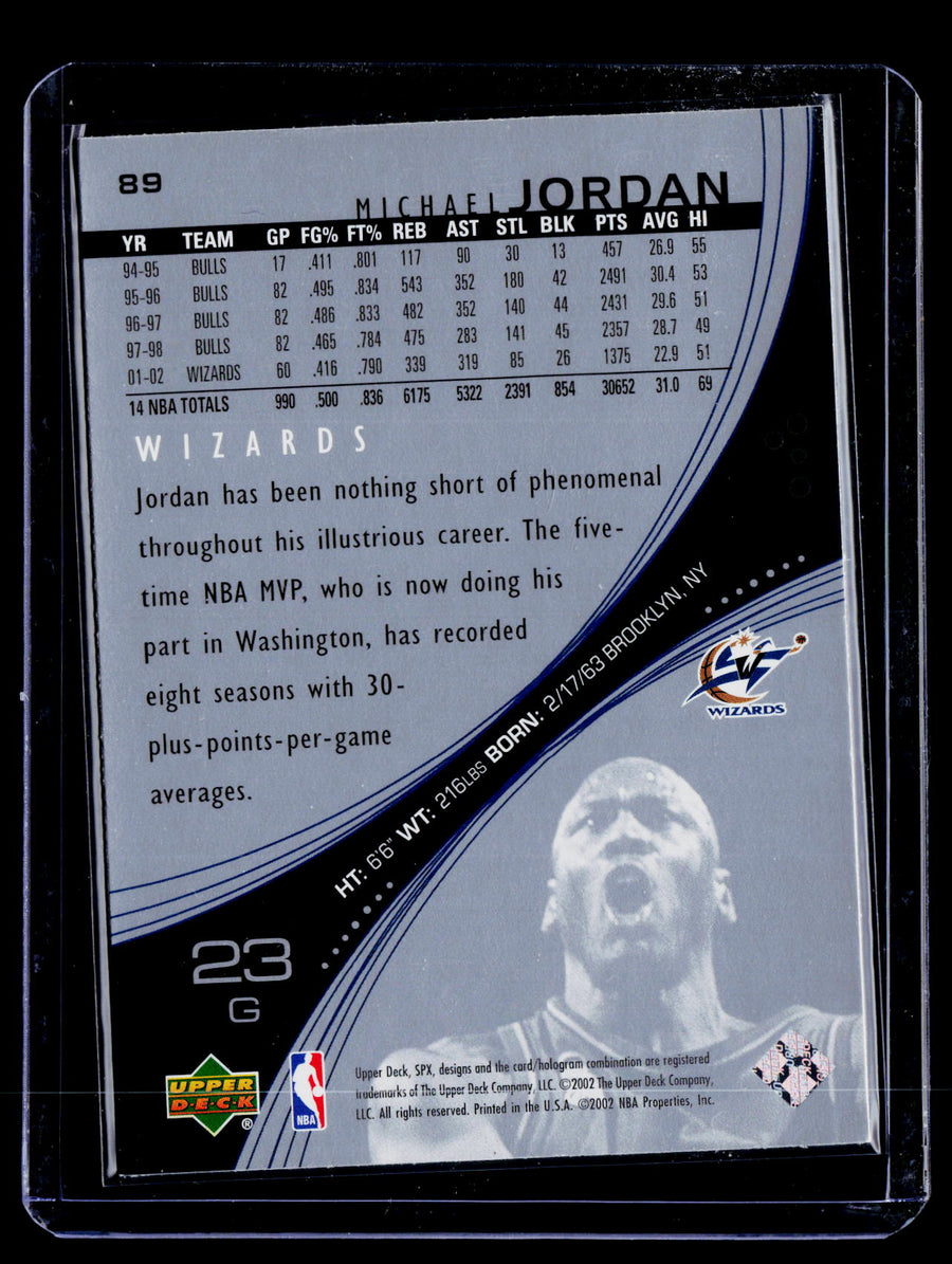 2002-03 SPx #89 Michael Jordan
