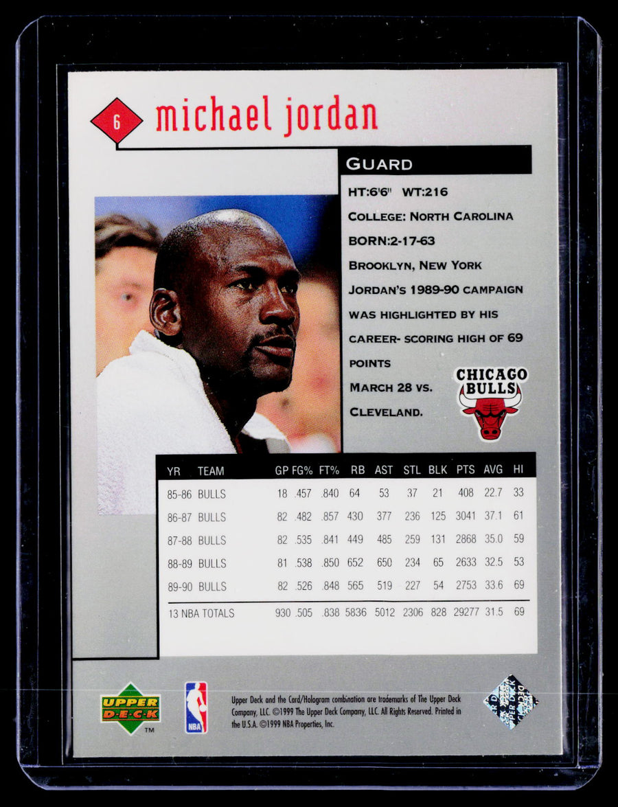1998-99 Upper Deck Black Diamond #6 Michael Jordan