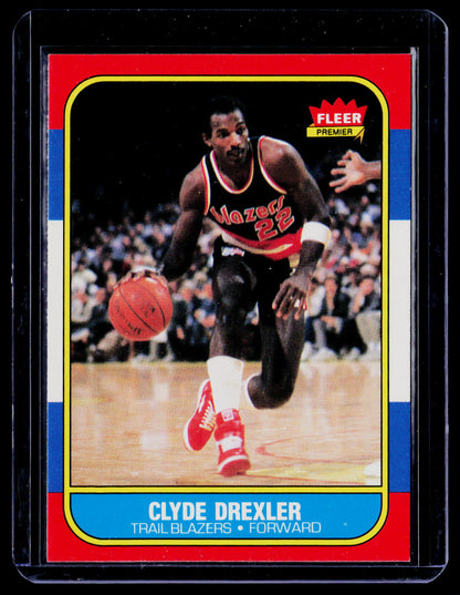 1986-87 Fleer #26 Clyde Drexler