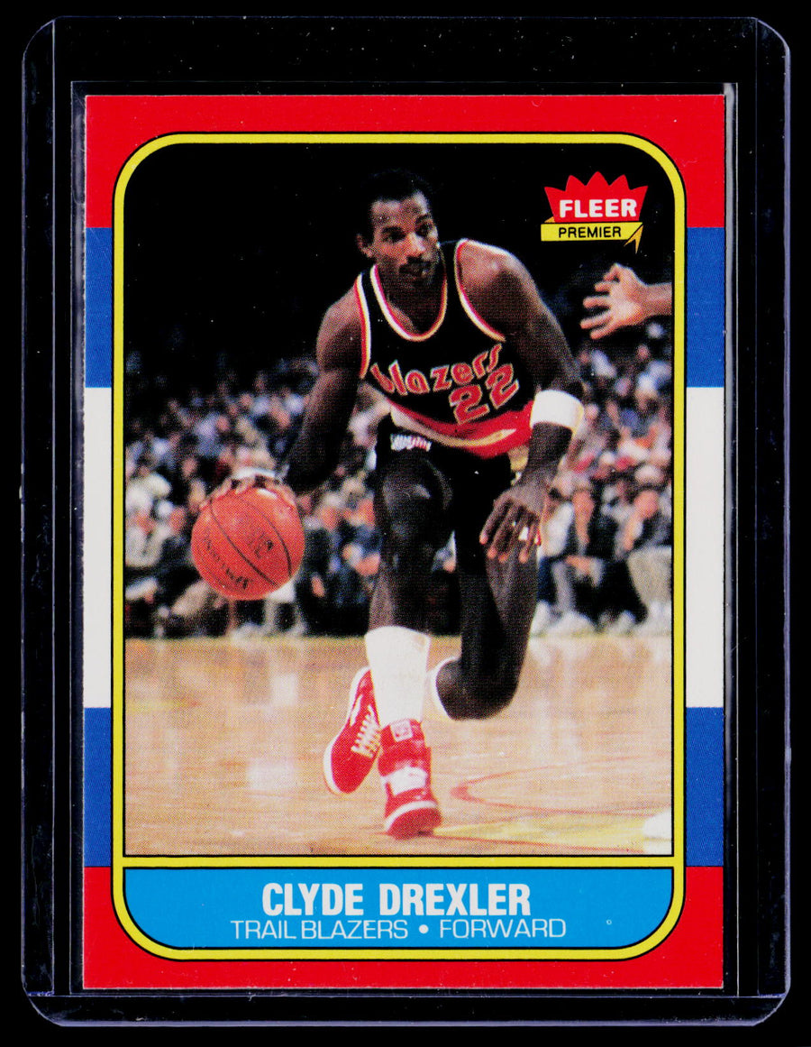 1986-87 Fleer #26 Clyde Drexler