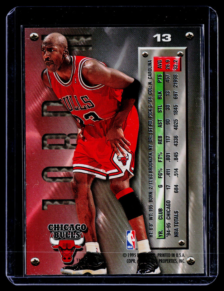 1995-96 Metal #13 Michael Jordan