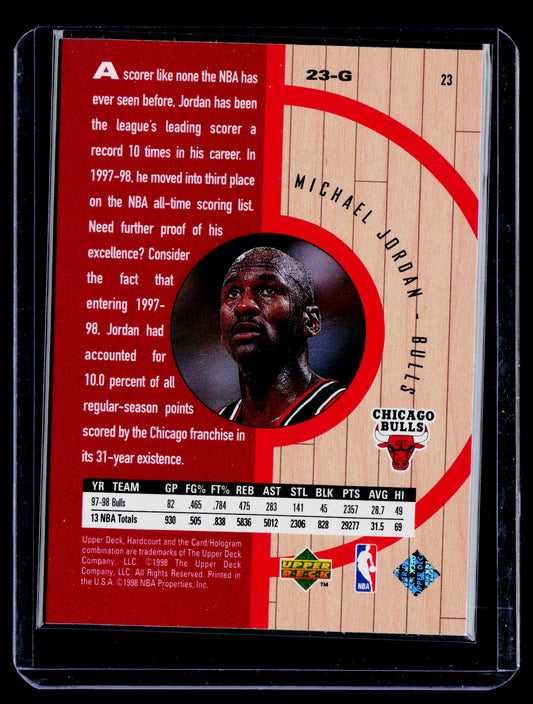 1998 Upper Deck Hardcourt #23 Michael Jordan