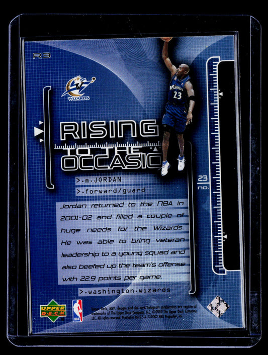 2002-03 Upper Deck MVP #R3 Michael Jordan Rising to the Occasion