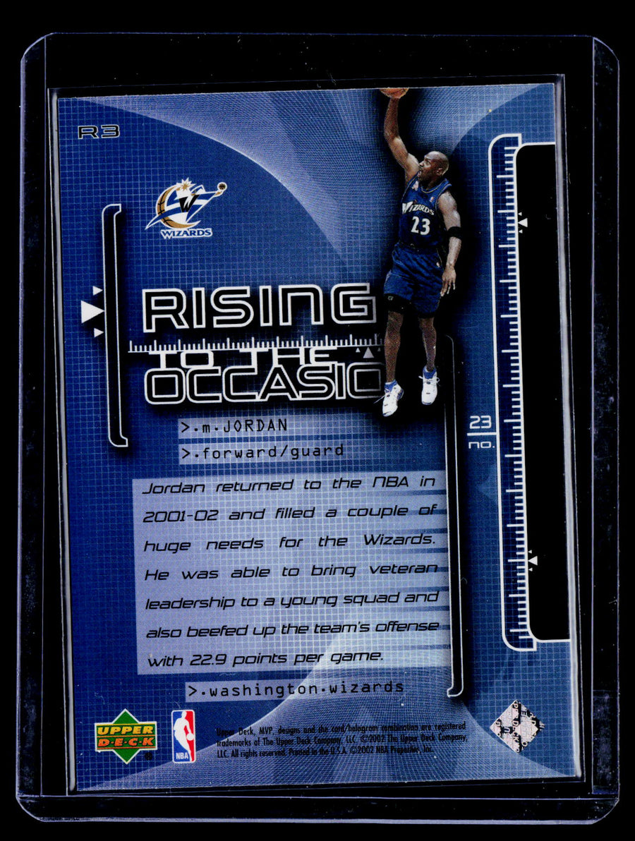 2002-03 Upper Deck MVP #R3 Michael Jordan Rising to the Occasion