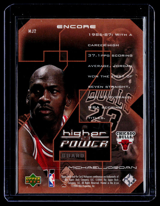1999-00 Upper Deck Encore #MJ2 Michael Jordan MJ - A Higher Power