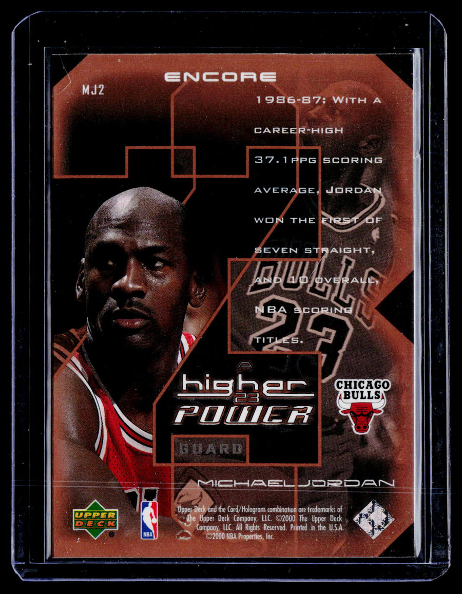 1999-00 Upper Deck Encore #MJ2 Michael Jordan MJ - A Higher Power