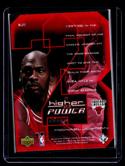 1999-00 Upper Deck #MJ11 Michael Jordan MJ: A Higher Power