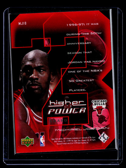 1999-00 Upper Deck #MJ10 Michael Jordan MJ: A Higher Power