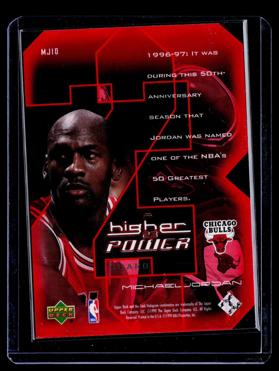 1999-00 Upper Deck #MJ10 Michael Jordan MJ: A Higher Power