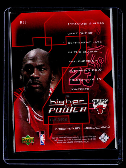 1999-00 Upper Deck #MJ8 Michael Jordan MJ: A Higher Power