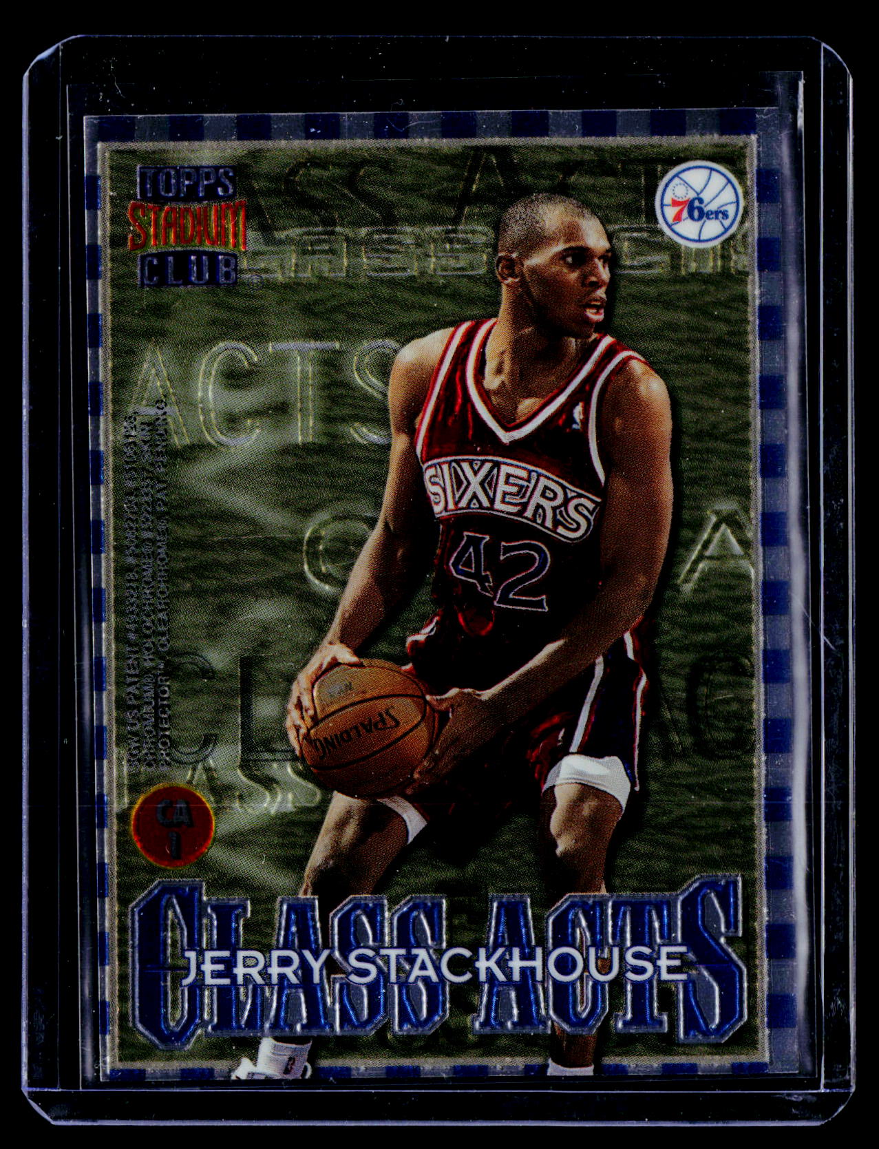1996-97 Stadium Club #CA1 Michael Jordan / Jerry Stackhouse Class Acts