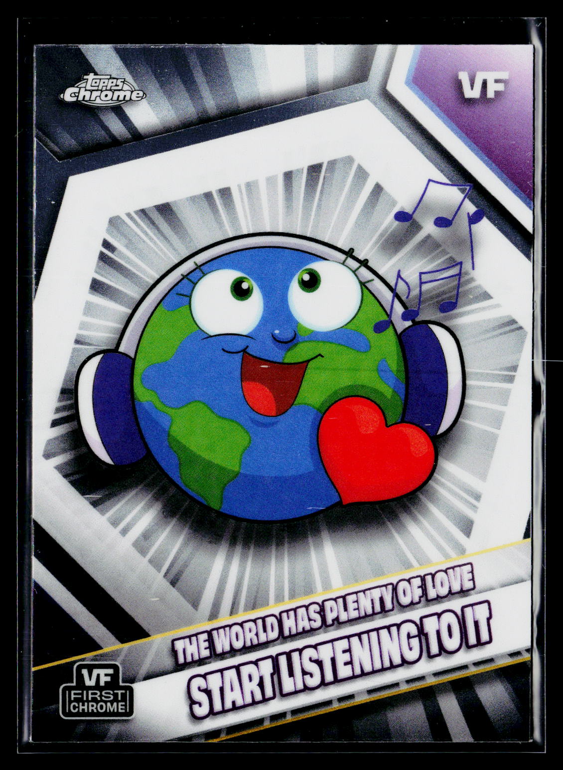2026 Topps Chrome VeeFriends #173 The World Has Plenty Of Love