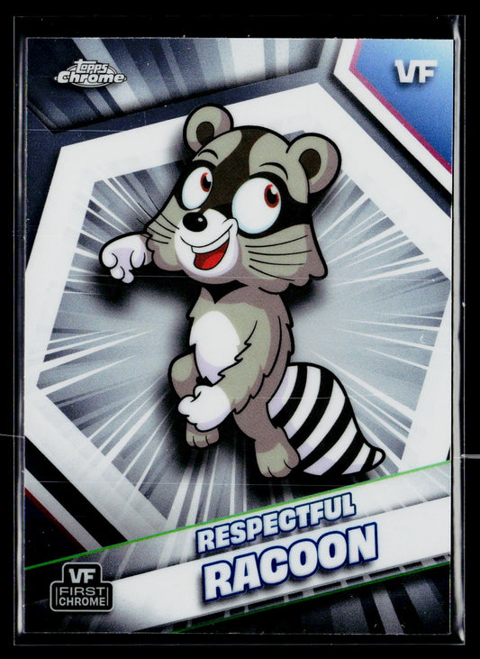 2026 Topps Chrome VeeFriends #147 Respectful Racoon